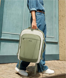 LOVEVOOK 40L Travel Backpack for Women & Men, Airline Approved Carry On Backpack, TSA Personal Item Bag fits 17.3 Inch Laptop, Waterproof Weekender Overnight Bags Suitcase for Work, Light Green