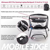 Dell Alienware m17 Pro Gaming Laptop Backpack 15-Inch to 17-Inch, Gray/Black, (AWM17BPP)