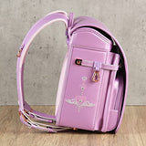 Milworld randoseru backpack japanese school bag girls and boys PU leather send gift