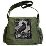 StylPixie Pattern Messenger Bag Cute Canvas Crossbody Bags Women/Men Shoulder Messenger Purses Handbags with Pockets