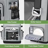 42 Can Backpack Cooler,40L Insulated Double Decker Leakproof, Waterproof Travel Cooler Backpack for Beach Camping Picnic Travel