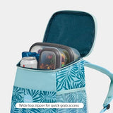 Igloo Print Essentials Insulated Backpack Cooler | 18 Can Capacity | Palm Sea Mist