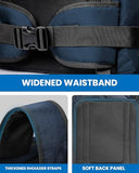 OutdoorMaster Ski Boot Bag, 65L Snowboard Boots Travel Backpack for Helmet, Ski Shoes, Goggles, Gloves, and Accessories, Waterproof Exterior & Bottom