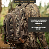Insights Hunting by frogg toggs- The V2 Element, Heavy Duty 1,831 Cubic Inch Hiking Fishing Camping Hunting Backpack, Solid Elements Forest Green