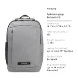 Timbuk2 Parkside Laptop Backpack 2.0, Eco Gunmetal