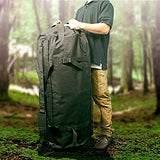 TopoGrow XXL Extra Large Backpack Odor Smell Proof Duffel Bag with Carbon Lining Water Resistant Luggage Smell Absorbing Bag Odor Absorbent for Hydroponics Use, Travel, Sport Gym