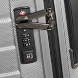 Samsonite Proxis Medium Hardside Luggage with Dual Spinner Wheels - Innovative Roxkin™ Lightweight Shell With Ultimate Durability- Includes TSA Lock, Ergonomic Telescoping Handle - Silver