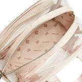 Steve Madden Womens CLEAR Backpack With Tech Pouch, Nude
