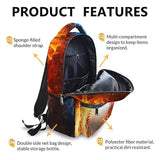 Boys Backpack for School, Baseball Backpack for Kids Teens Back to School