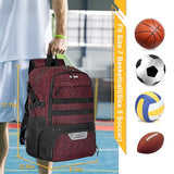 Goloni Basketball Backpack,Large Basketball Bag with Ball Compartment & Shoe Compartment,Sports Bag Fit Volleyball, soccer
