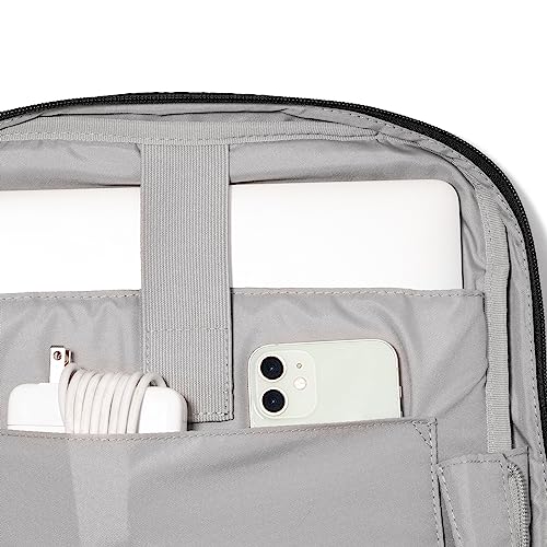 Baggallini Tribeca Expandable Laptop Backpack - 15"x11" Lightweight RFID Computer Bag for Work & Travel with Luggage Sleeve