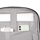 Baggallini Tribeca Expandable Laptop Backpack - 15"x11" Lightweight RFID Computer Bag for Work & Travel with Luggage Sleeve