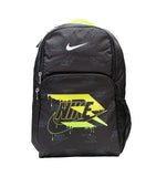 Nike 3 Brand Graphic Print Backpack – Black/Volt – One Size (30L)