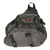 Kawei Knight Large Sling Bag Laptop Backpack Cross Body Messenger Bag Shoulder Travel Rucksack (A-Black)