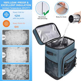 Hulongo 48Cans Cooler Backpack, Waterproof Insulated Backpack Cooler for Men & Women, Leakproof, Blue