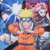 Bioworld Naruto Shippuden Group Fight Pose Sasuke Sakura Uzumaki School Travel Backpack