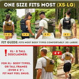 Polyfit Rucking Backpack 2.0 - Weighted Ruck Pack for Weight Plates - Patent Pending Side-Loading Rucksack for Walking, Running, Rucking, Strength and Endurance Training - Black