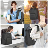 MATEIN Medical Backpack, 17 Inch Laptop Backpack with Removable Organizer