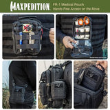 Maxpedition FR-1 Combat Medical Pouch (Black)