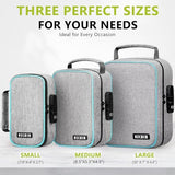 OZCHIN Smell Proof Bag with Combination Lock File Organizer Case Container Medicine Odorless Storage Lock Box Great Gift for Friend