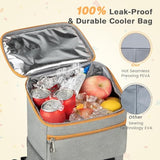 Backpack Cooler - 30 Cans Insulated Cooler Backpack for Men & Women Portable Leak Proof Lunch Backpack Cooler Bag for Beach Picnic Travel Work Camping Hiking-Grey