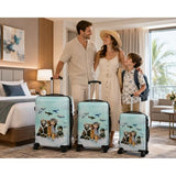 World Traveler Chariot Aviator Cats Pet Lover 3-Piece Hardside Expandable Spinner Luggage Set with TSA Lock