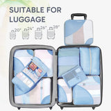 OlarHike 10 Set Packing Cubes for Travel, Gifts for Women Mom,Anti-Tearing Suitcase Organizer with Over-1000 pack Mesh Holes, Vacation Essentials & Accessories for Cruise Ship