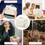 Bluboon Makeup Bag Zipper Pouch Travel Portable Cosmetic Bag Organizer for Women and Girls