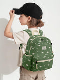 Corduroy Toddler Backpack for Boys 2-5: Kids Preschool Backpacks for Girls -13.5" H Fit Folder