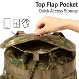 MT Military ALICE Medium Rucksack – 900D ALICE Pack with External Frame, Army Pack with 3 Front Pockets 50L