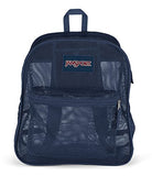 JanSport Mesh Pack - See Through Backpack Ideal for Class, Work, Travel, or Beach Outings, Navy