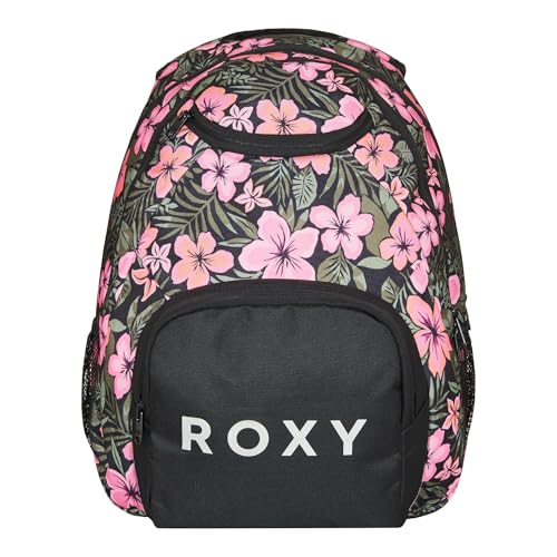Roxy Women's Shadow Swell Backpack | Travel | Everyday Carry | Work | Gym | 21L | Recycled Polyester, Anthracite Fearless Floral