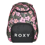 Roxy Women's Shadow Swell Backpack | Travel | Everyday Carry | Work | Gym | 21L | Recycled Polyester, Anthracite Fearless Floral