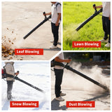 52CC Backpack Blower, 2.2 - HP 2 - Cycle Gas Leaf Blower with 780 CFM & 270 MPH, Backpack Leaf Blower, Powerful Clearing Performance for Wet Leaf & Debris Clean & Snow Removal