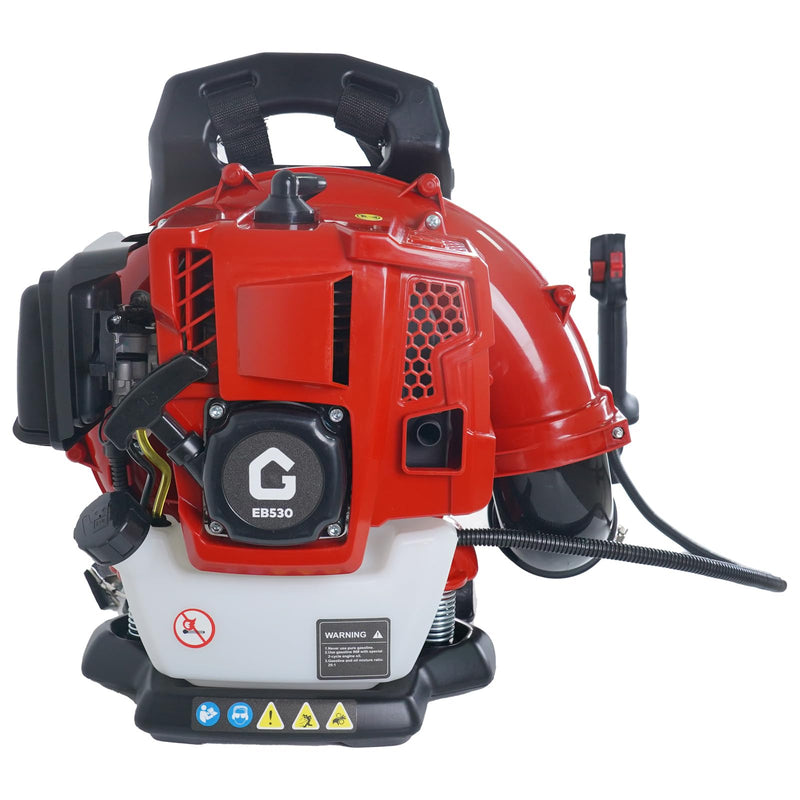 52CC Backpack Leaf Blower, 780 CFM & 270 MPH, 2.2 - HP 2 - Cycle Gas Powered Leaf Blower, for Heavy Duty Lawn Care, Wet Leaf & Debris Clean