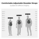 K&F CONCEPT Camera Backpack, Lightweight Camera Bag for Photographers, Portable Photography Bag Compatible with Canon/Nikon/Sony - Green