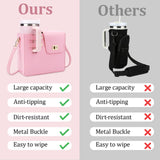 Stanley Purse Cup Holder Bag- Outdoor Portable Crossbody Bag for Stanley Cup Tumbler Purse