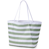KALIDI Beach Tote Bag for Women Large Waterproof Sandproof Shoulder Handbag Packable Grocery Bag Casual Hobo Purse for Beach Picnic Vacation Essentials