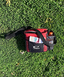 D·D DYNAMIC DISCS Latitude 64 Red Slim Disc Golf Bag | Introductory Disc Golf Bag | Great for Beginners and Casual Disc Golf Rounds | Lightweight and Durable Frisbee Golf Bag | 8-10 Disc Capacity