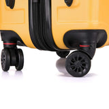 DUKAP ZONIX Luggage with Spinner Wheels | Durable Lightweight Hardshell Suitcase, Spacious Travel Bag with Handle and Trolley | 20-Inch Carry On Small Luggage | Mustard