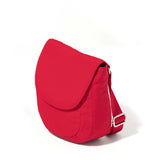 Baggallini Swift Flap Mini Crossbody - 6.3"x7" Lightweight Small Travel Purse with Crossbody Strap and RFID