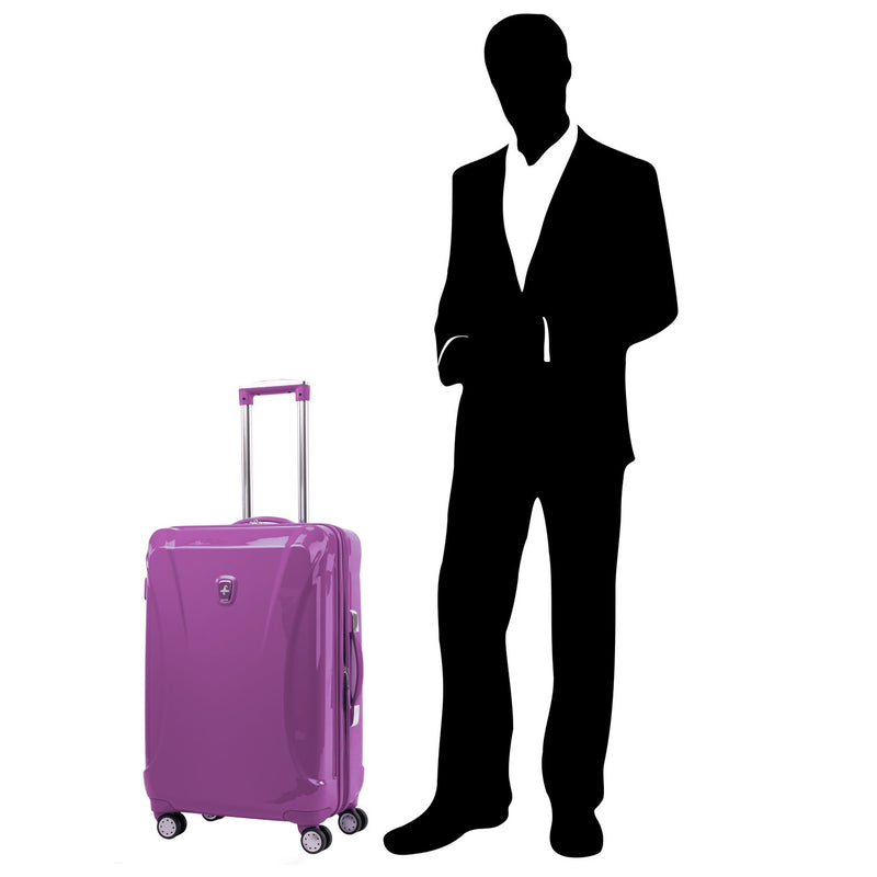 Atlantic Luggage Ultra Lite 4 Hardside, 24-Inch Expandable Spinner