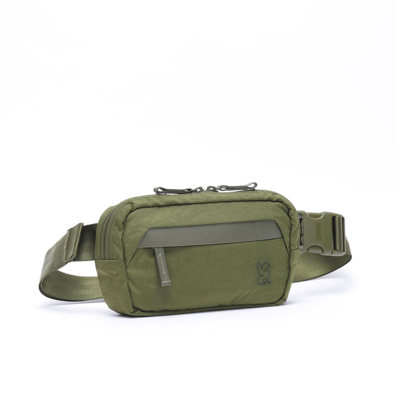 Chrome Industries Sabin 1.5L Sling Bag – Lightweight Crossbody Bag with Main Interior Compartment & Internal & External Pockets – Perfect for Travel & Everyday Carry – Moss
