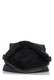 Gucci, Pre-loved Black Nylon Buckle Flap Messenger Small, Black