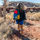 Topo Designs Unisex Light Pack, Dark Khaki/Navy, One Size