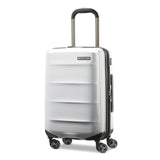 Samsonite Octiv Lightweight Hardshell 20-Inch Carry-On Luggage- Durable & Impact Resistant, 360° Aero Trac Spinner Wheels, Adjustable Telescopic Handle, Expandable Suitcase, TSA Approved Lock - Silver