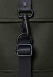 RAINS Backpack for Women and Men - Fits 15" Laptop - Water Resistant Rucksack - (Green, One Size)