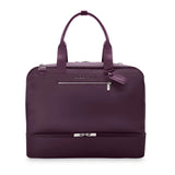 Briggs & Riley Weekender Tote Bag for Women & Men - Nylon Tote Bag for Weekend Travel & Work, Carry On Handbag with Shoulder Strap, Smooth Zipper, Fits 15" Laptop - Rhapsody Collection, Plum