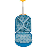 Rockland Jr. Kids' My First Hardside Spinner Luggage, Telescoping Handles, Owl, Carry-On 19-Inch