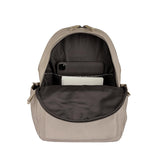 Kenneth Cole REACTION Marley Vegan Pebble Leather Backpack, Taupe, 15" Laptop